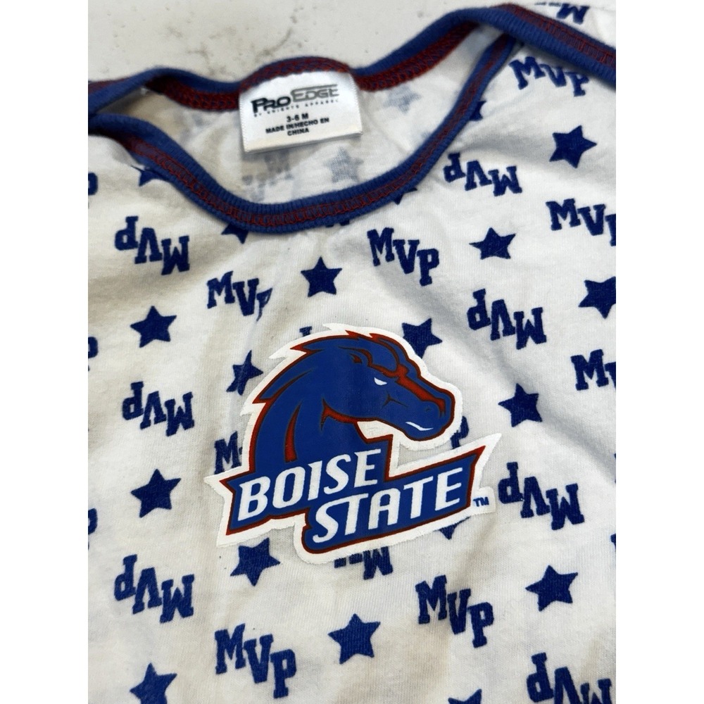 Boise State University Broncos Mascot Logo Infant Baby Bodysuit 3-6 Month MVP